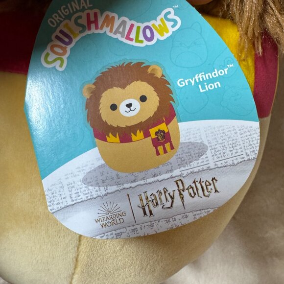 Squishmallows Harry Potter 10" Gryffindor Lion Plush Toy NEW WITH TAG - Picture 6 of 10